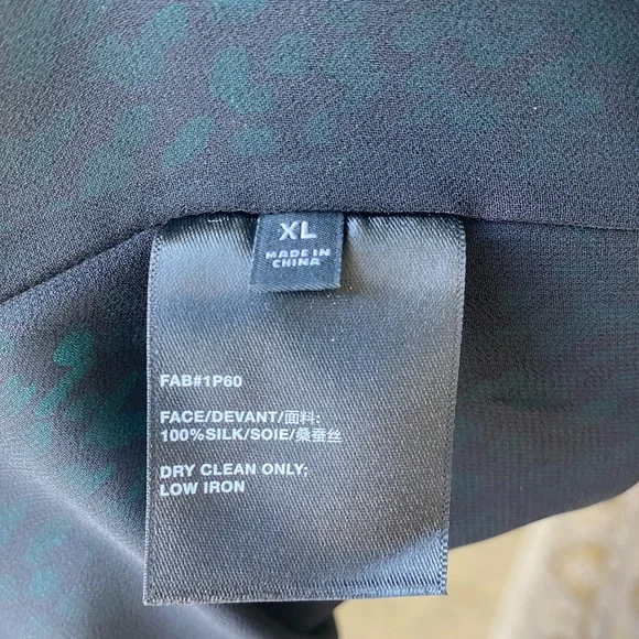 Lafayette 148 New York - Clementine Belted Silk Dress - Wintergreen Multi - XL - Picture 8 of 8